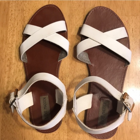 {Steve Madden} White Sandals - Picture 4 of 5